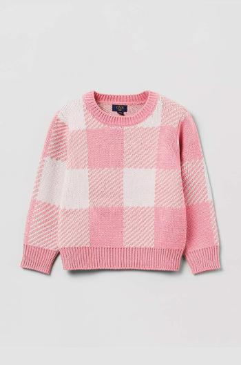 Detský sveter OVS ružová farba,