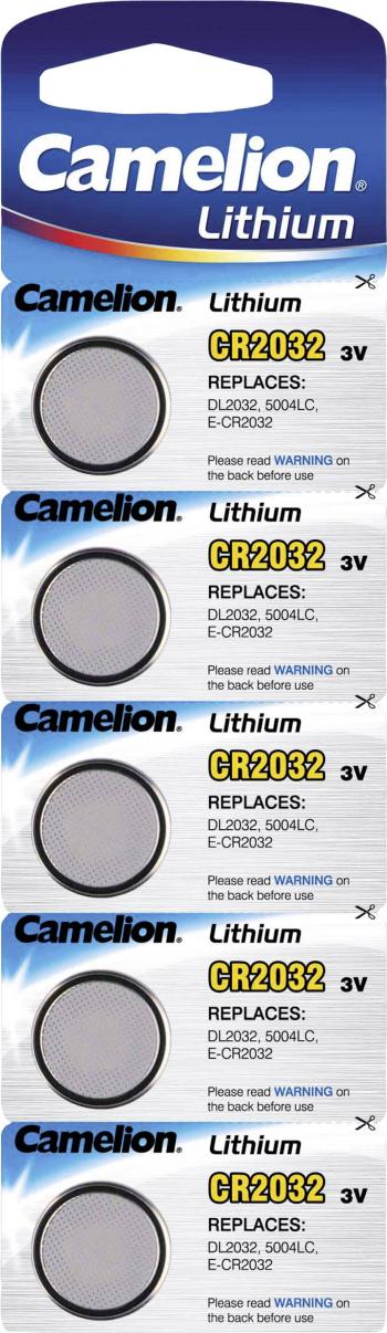 Camelion CR2032 gombíková batéria  CR 2032 lítiová 220 mAh 3 V 5 ks