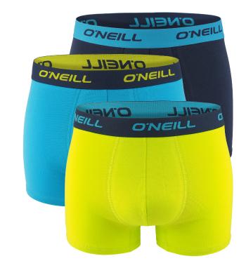 O'NEILL - boxerky 3PACK lime & blue marine color combo - limitovana edicia-M (82-88 cm)