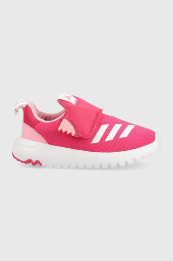 Detské tenisky adidas Performance ružová farba