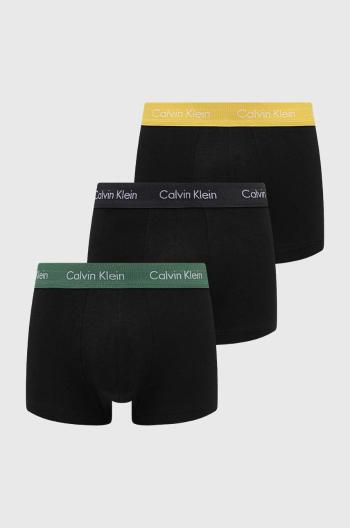 Boxerky Calvin Klein Underwear 3-pak pánske, čierna farba