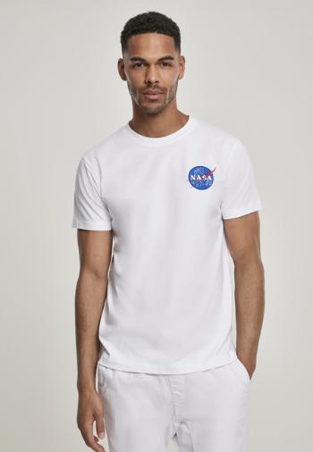 Mr. Tee NASA Logo Embroidery Tee white - L