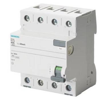 Siemens 5SV44470 5SV4447-0 prúdový chránič      80 A 0.1 A 400 V