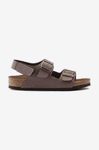 Detské sandále Birkenstock hnedá farba