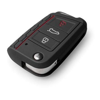 Ochranné silikonové puzdro na klúč pre VW/Seat/Škoda novšia generácia, s vystrelovacím klúčom, farie (SZBE-006B)