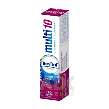 Revital multi 10 vitamínov + vláknina šumivý