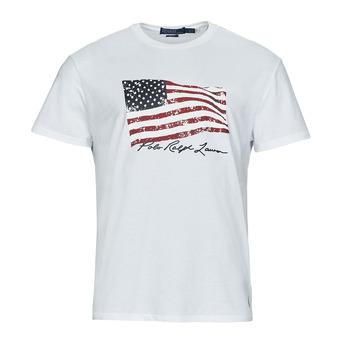 Polo Ralph Lauren  Tričká s krátkym rukávom K223SS03-SSCNCLSM1-SHORT SLEEVE-T-SHIRT  Biela