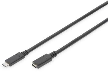 Digitus #####USB-Kabel #####USB 3.2 Gen1 (USB 3.0 / USB 3.1 Gen1) #####USB-C™ Stecker, #####USB-C™ Buchse  70.00 cm čier
