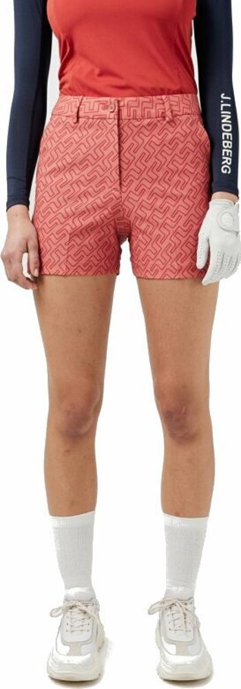 J.Lindeberg Gwen Printed Golf Short Faded Rose Bridge Monogram 25 Šortky