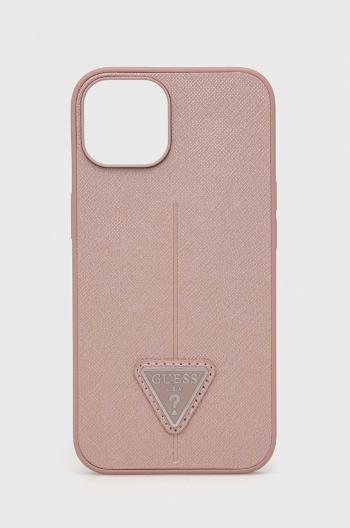Puzdro na mobil Guess iPhone 14 6,1'' ružová farba