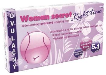 Woman secret Right time ovulačný test prúžkový 5 ks