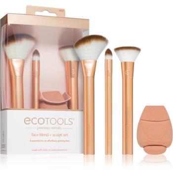 EcoTools Precious Metals sada štetcov (pre žiarivý vzhľad pleti)