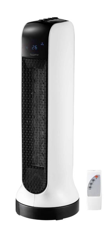 Sygonix SY-4537100 PTC stĺpový vykurovací ventilátor  15 m² biela