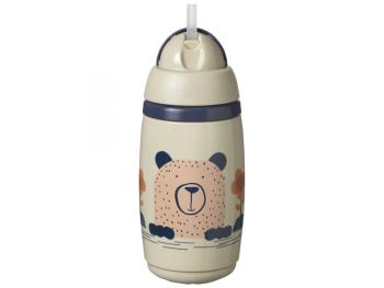 TOMMEE TIPPEE Superstar, Netečúci športový hrnček, 12m +, Šedý 266 ml