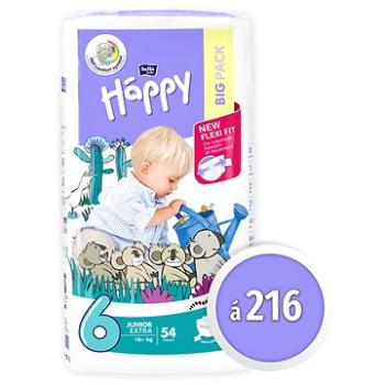 BELLA Baby Happy Junior Extra veľkosť 6 (216 ks)