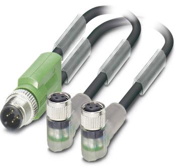 Sensor/Actuator cable SAC-3P-M12Y/2X3,0-PUR/M 8FR-2L 1671441 Phoenix Contact