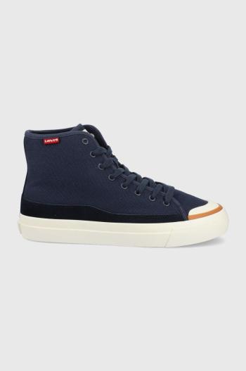 Tenisky Levi's Square High pánske, tmavomodrá farba