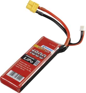 Conrad energy akupack Li-Pol 7.4 V 1800 mAh Počet článkov: 2 25 C SoftCase XT60