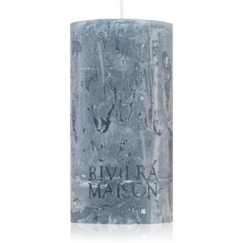 Rivièra Maison Pillar Candle Grey Blue dekoratívna sviečka 7x13 cm