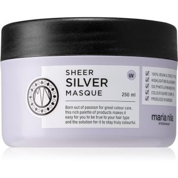Maria Nila Sheer Silver Masque hydratačná a vyživujúca maska pre blond vlasy 250 ml