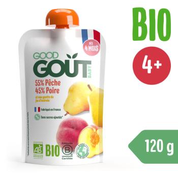 GOOD GOUT BIO Broskyňa s hruškou (120 g)