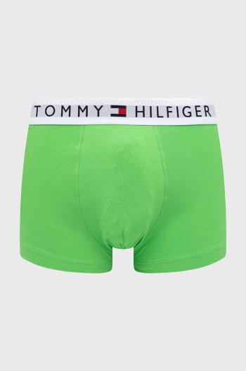 Boxerky Tommy Hilfiger pánske, zelená farba