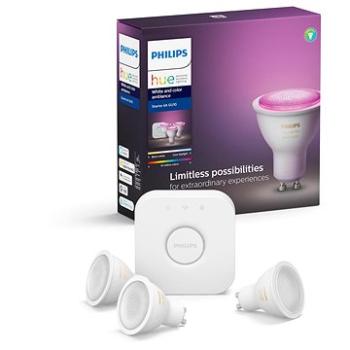 Philips Hue White and Color ambiance 5,7 W GU10 starter kit (929001953113)