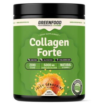 GREENFOOD NUTRITION Performance collagen forte šťavnatá mandarínka 420 g
