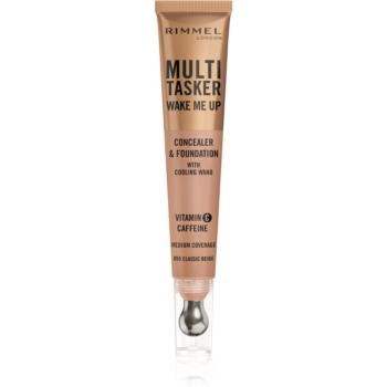 Rimmel Multi-Tasker Wake Me Up make-up a korektor pre rozjasnenie pleti odtieň 55 Classic Beige 20 ml