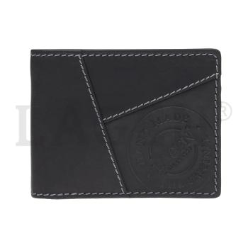 Lagen Pánska peňaženka kožená 51148 Čierna