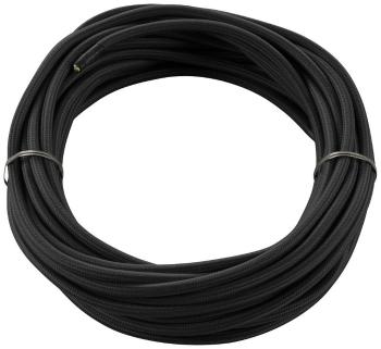 SLV Textilkabel 961270 prepojovací kábel     čierna