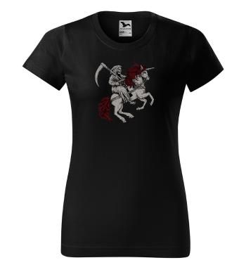 Tričko Gothic unicorn (Veľkosť: XS, Typ: pre ženy)