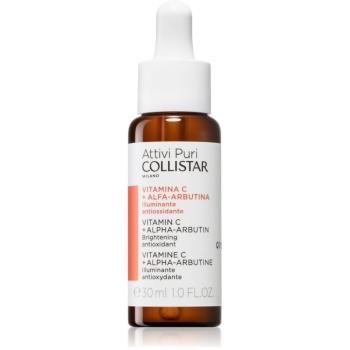 Collistar Attivi Puri Vitamin C + Alfa-Arbutina rozjasňujúce pleťové sérum s vitamínom C 30 ml