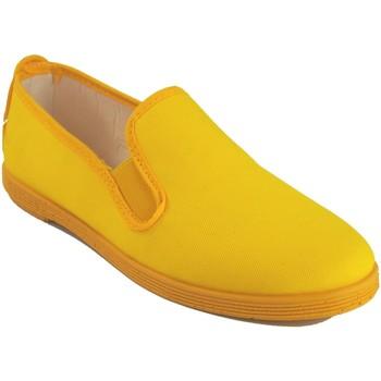 Bienve  Univerzálna športová obuv dámske plátno 102 Kunfu žlté  Žltá