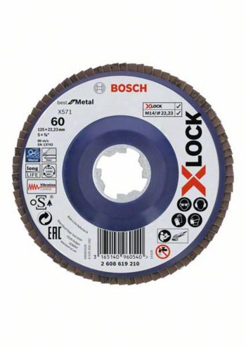 Bosch Accessories 2608619210  Ø 125 mm Zrnitosť 60 1 ks