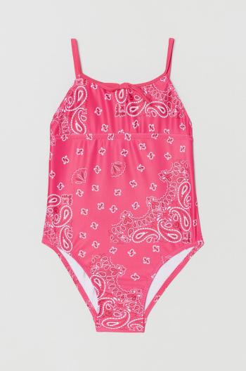 Jednodielne detské plavky OVS ružová farba