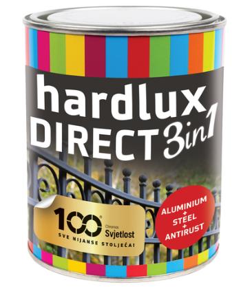 HARDLUX DIRECT 3v1 - Antikorózna farba na kov (zákazkové miešanie) RAL 6006 - olivová šedozelená,2,5 L