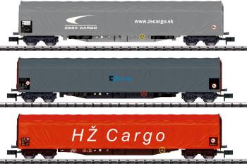MiniTrix 15116 N ZSSK Cargo súprava posuvných plachtových vagónov