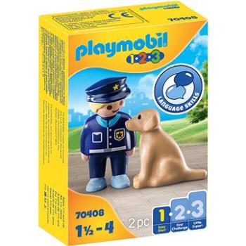 Playmobil 70408 Policajt so psom (4008789704085)