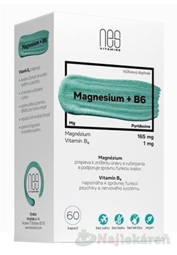 nesVITAMINS Magnesium 165 mg + B6 1 mg 60 ks