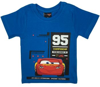 EPlus Chlapčenské tričko - Autá modré Veľkosť - deti: 128