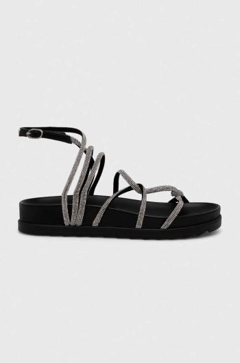 Sandále Chiara Ferragni CF3148_001 dámske, čierna farba, CF CABLE SANDAL