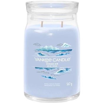 YANKEE CANDLE Signature sklo 2 knôty Ocean Air 567 g (5038581129013)