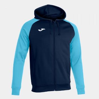 ACADEMY IV ZIP-UP HOODIE NAVY FLUOR TURQUOISE 8XS