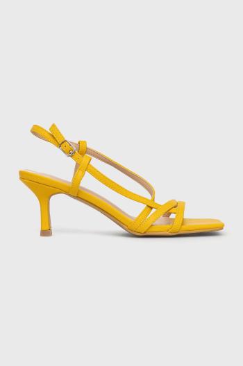 Sandále Answear Lab žltá farba