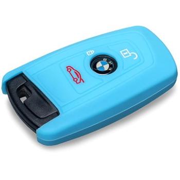 Ochranné silikónové puzdro na kľúč pre BMW novšie modely, farba svetlo modrá (SZBE-069SB)