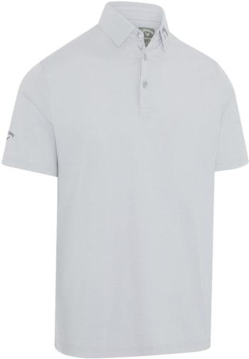 Callaway Classic Jacquard Mens Gray Dawn 3XL Polo košeľa