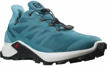 Salomon Supercross 3 GTX Crystal Teal/White/Barrier Reef 44 2/3