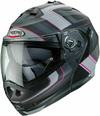 Caberg Duke II Tour Matt Black/Pink/Anthracite/Silver S Prilba