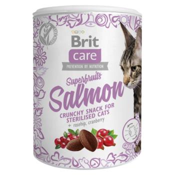 BRIT Care Snack Superfruits Salmon losos so šípkou a brusnicami pre mačky 100 g